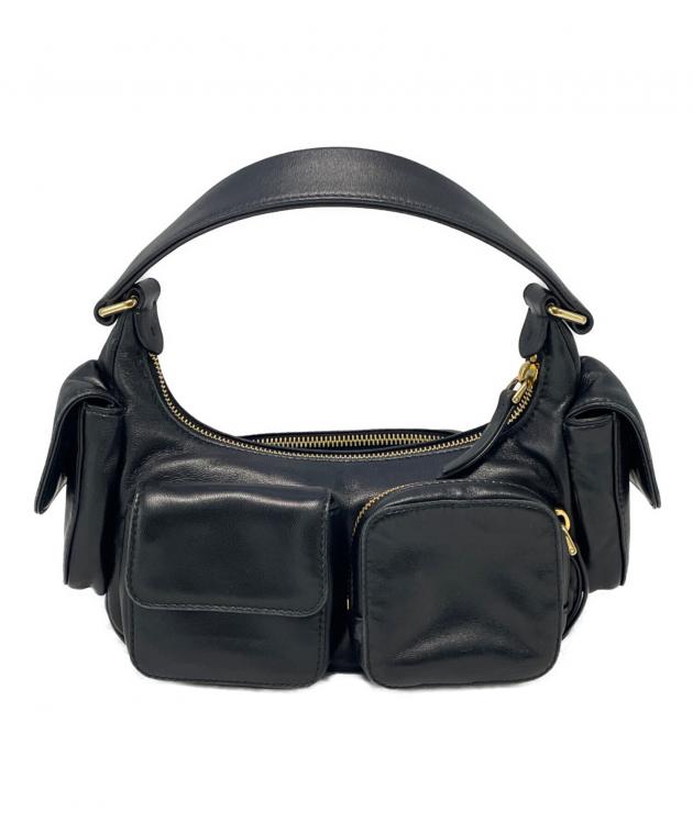 中古・古着通販】MIU MIU (ミュウミュウ) ポケットバッグ ブラック