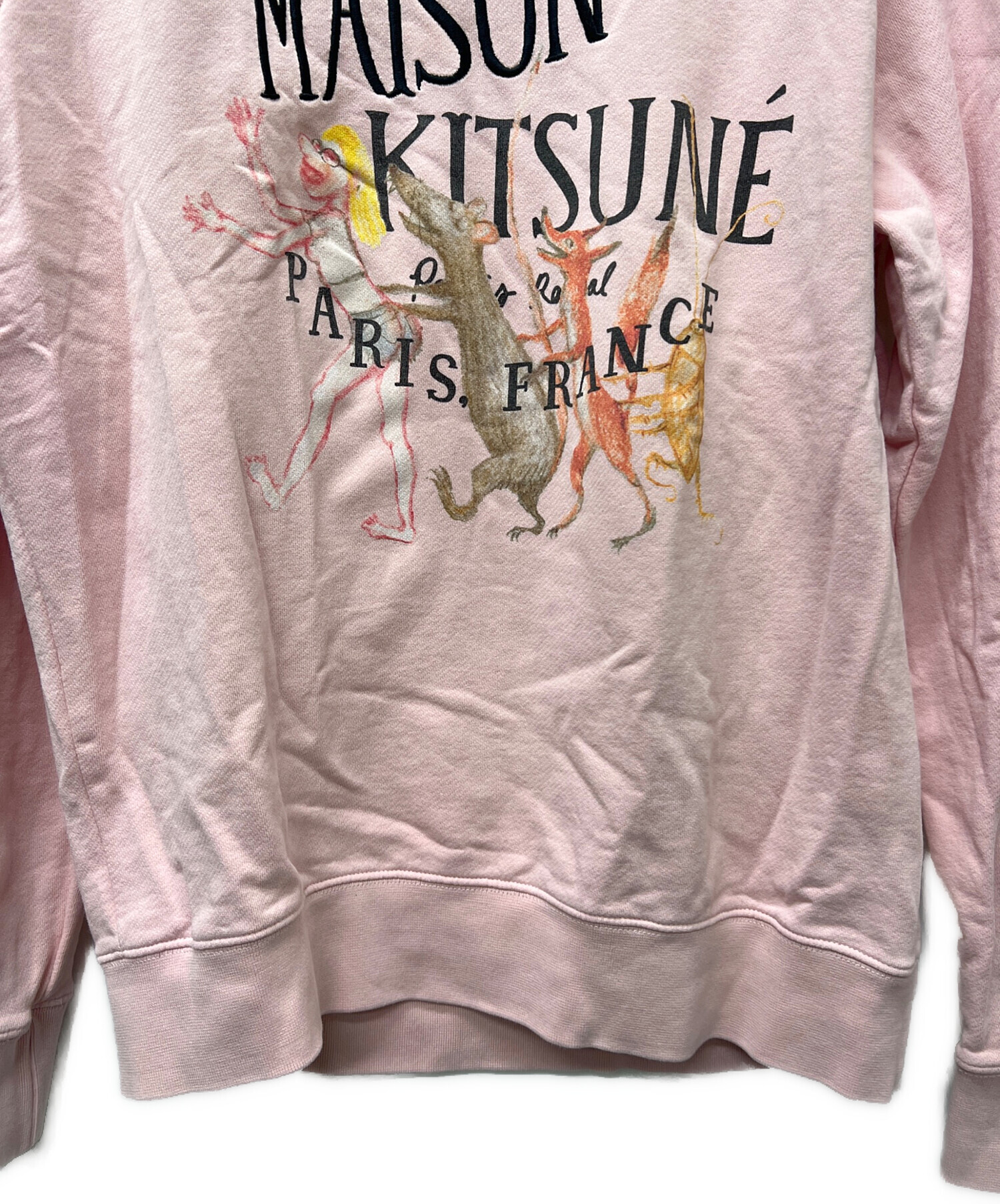 中古・古着通販】maison kitsune (メゾンキツネ) スウェット ピンク
