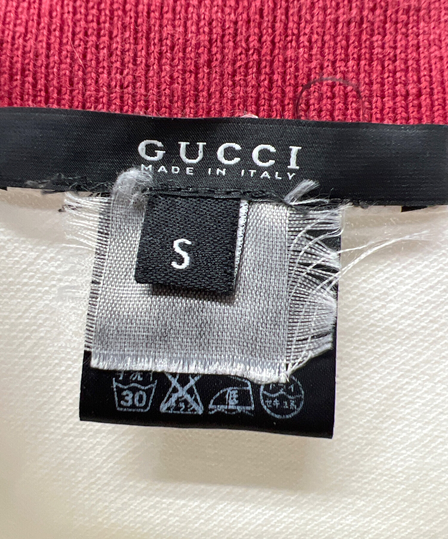 中古・古着通販】GUCCI (グッチ) ポロシャツ グレー サイズ:S