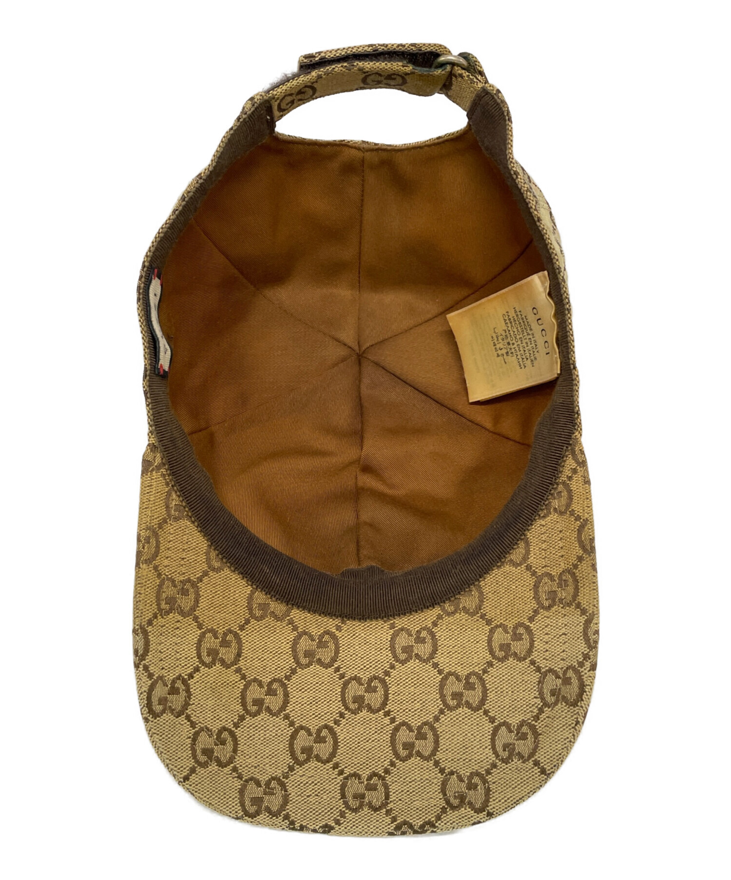 中古・古着通販】GUCCI (グッチ) ベースボールキャップ ベージュ