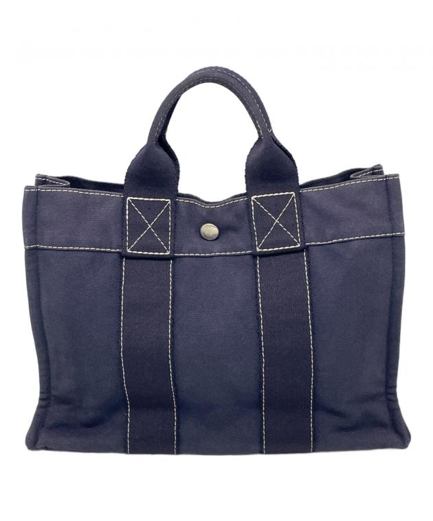 中古・古着通販】HERMES (エルメス) トートバッグ ネイビー|ブランド 中古・古着通販】HERMES (エルメス) トートバッグ ネイビー|ブランド