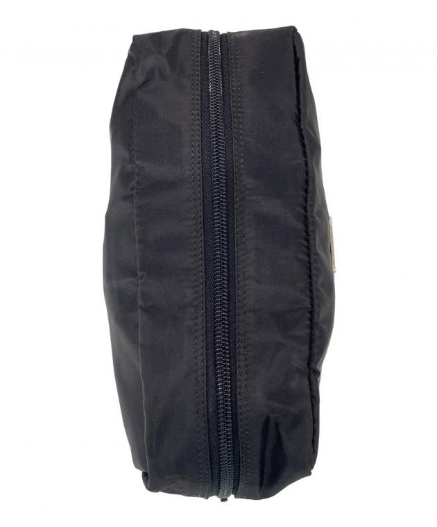 中古・古着通販】PRADA (プラダ) ナイロンポーチ ブラック｜ブランド