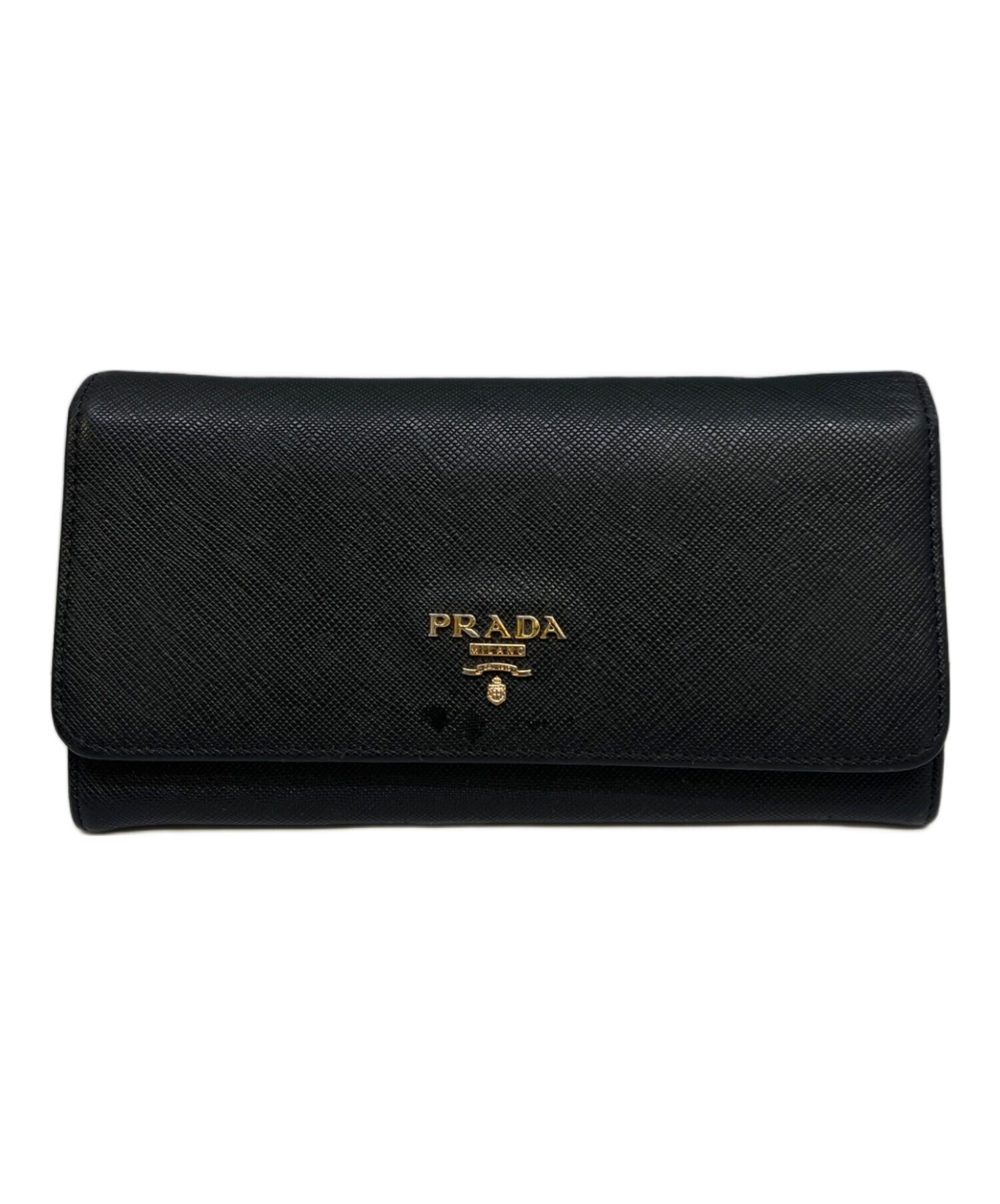 中古・古着通販】PRADA (プラダ) 長財布 ブラック｜ブランド・古着通販