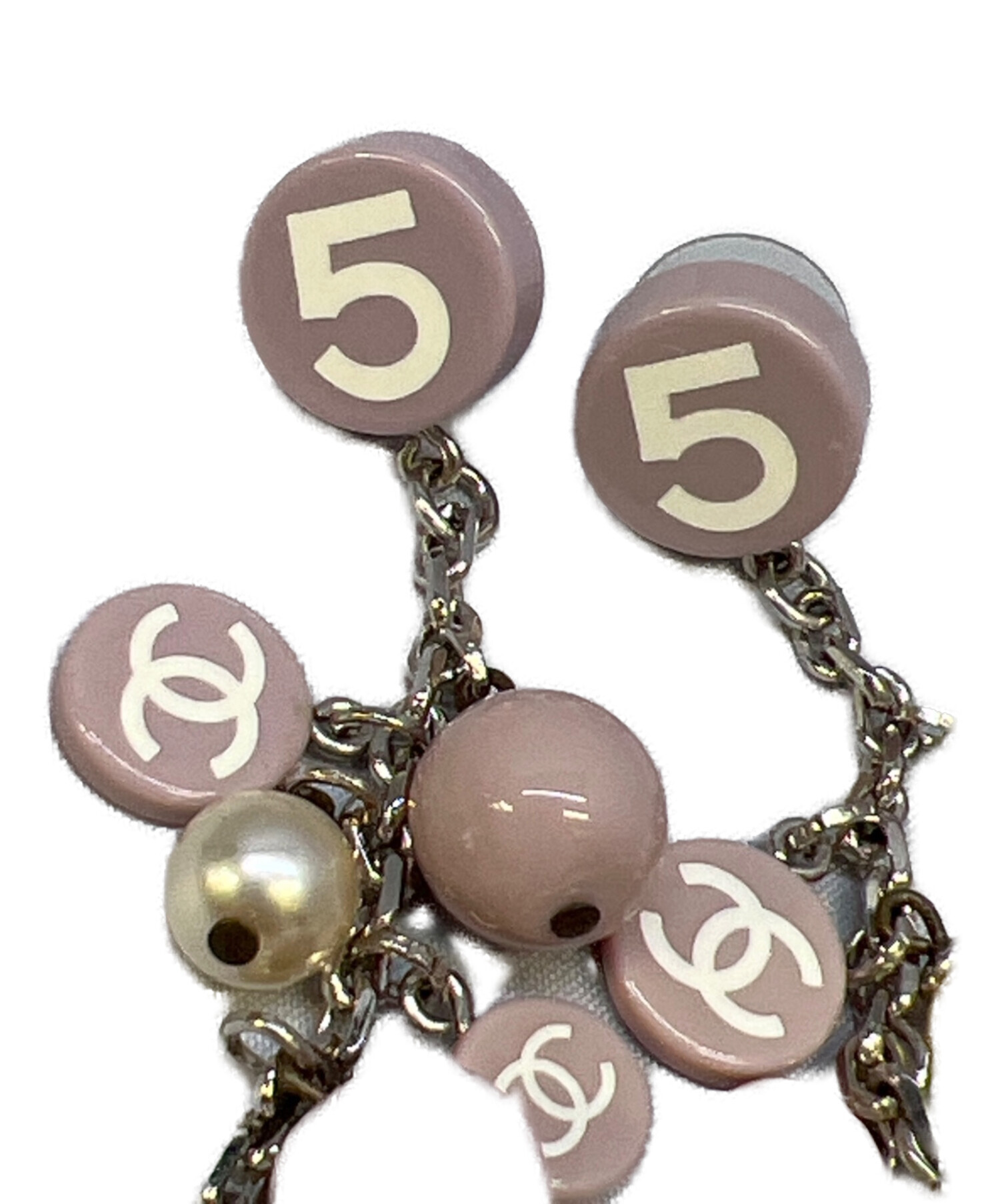中古・古着通販】CHANEL (シャネル) ピアス ピンク｜ブランド・古着 