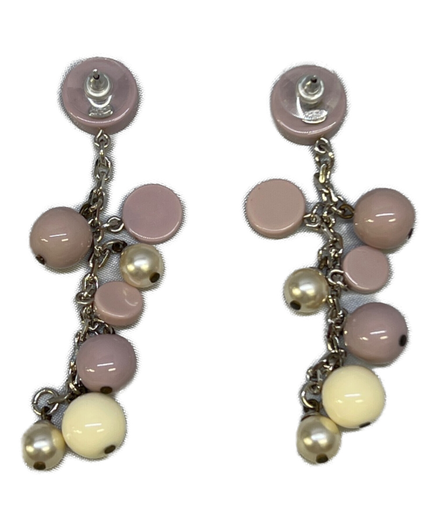 中古・古着通販】CHANEL (シャネル) ピアス ピンク｜ブランド・古着
