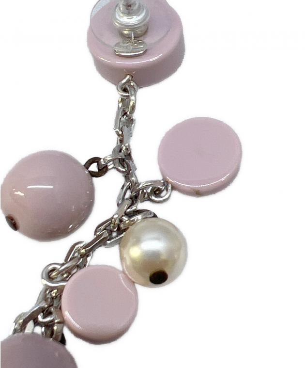 CHANEL ピンク宝石付きピアス片耳 中古・古着通販】CHANEL (シャネル) ピアス ピンク｜ブランド・古着