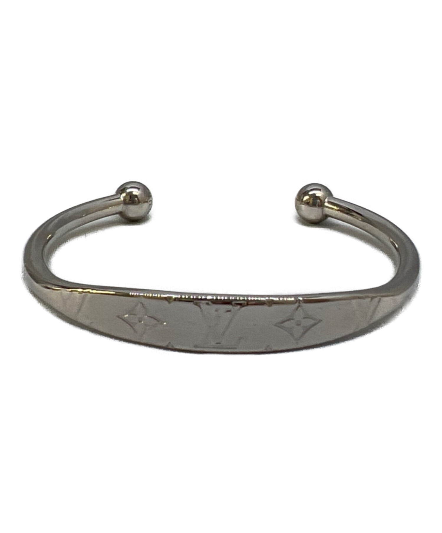 LOUIS VUITTON バングル　ジョンク　モノグラム　シルバー　ブラスレ 中古・古着通販】LOUIS VUITTON (ルイ ヴィトン) ジョンク・モノグラム