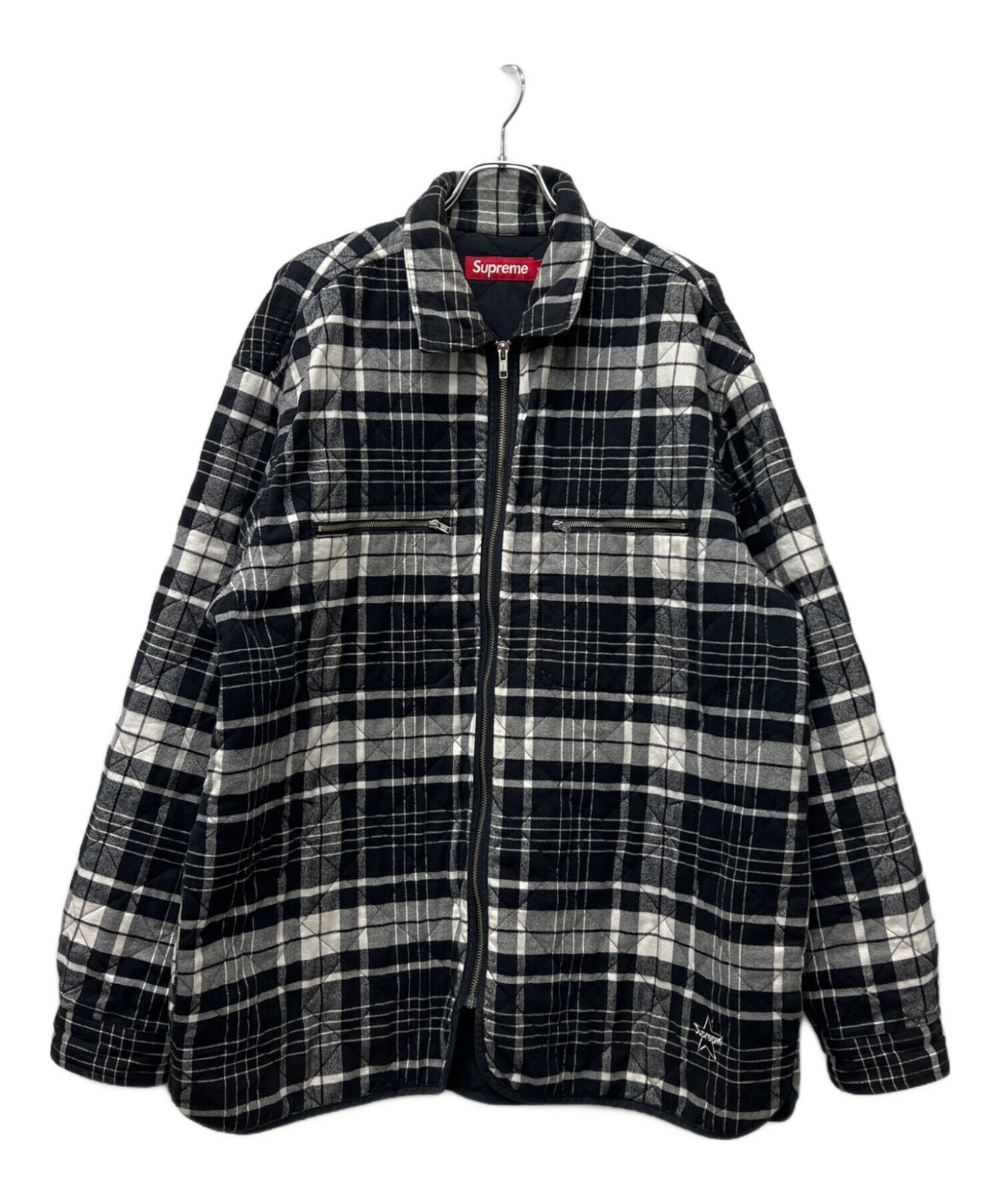 中古・古着通販】SUPREME (シュプリーム) Quilted Flannel Zip Up 