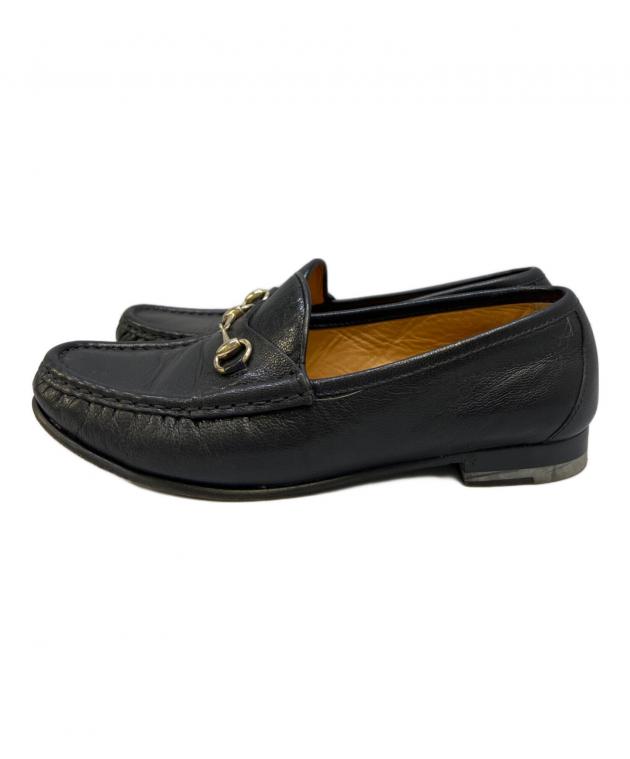 中古・古着通販】GUCCI (グッチ) ビットローファー ブラック サイズ:36
