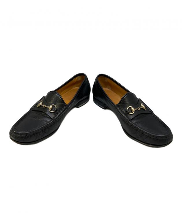 中古・古着通販】GUCCI (グッチ) ビットローファー ブラック サイズ:36