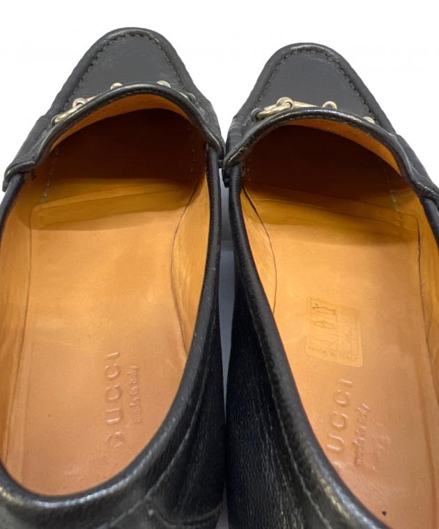 中古・古着通販】GUCCI (グッチ) ビットローファー ブラック サイズ:36