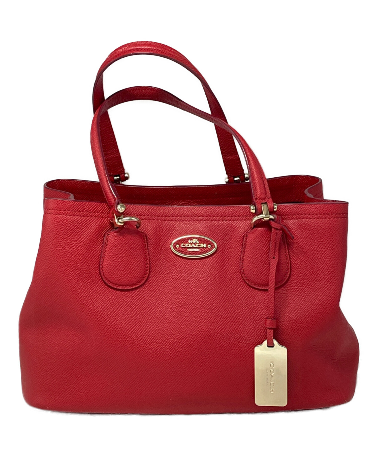 中古・古着通販】COACH (コーチ) 2WAYバッグ レッド｜ブランド・古着