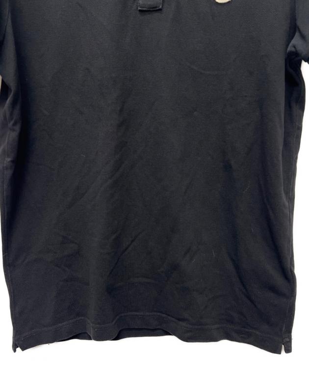中古・古着通販】MONCLER (モンクレール) ポロシャツ ブラック サイズ