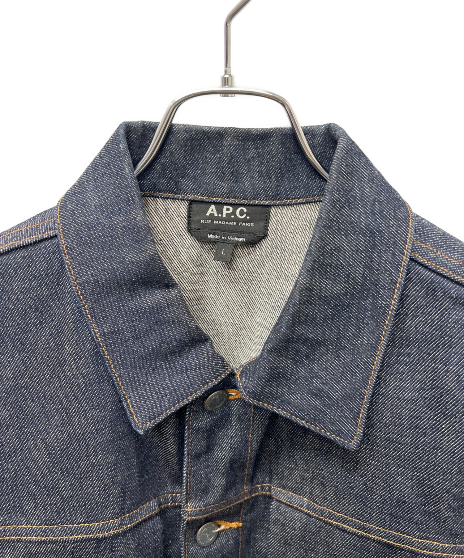 中古・古着通販】A.P.C. (アーペーセー) デニムジャケット インディゴ