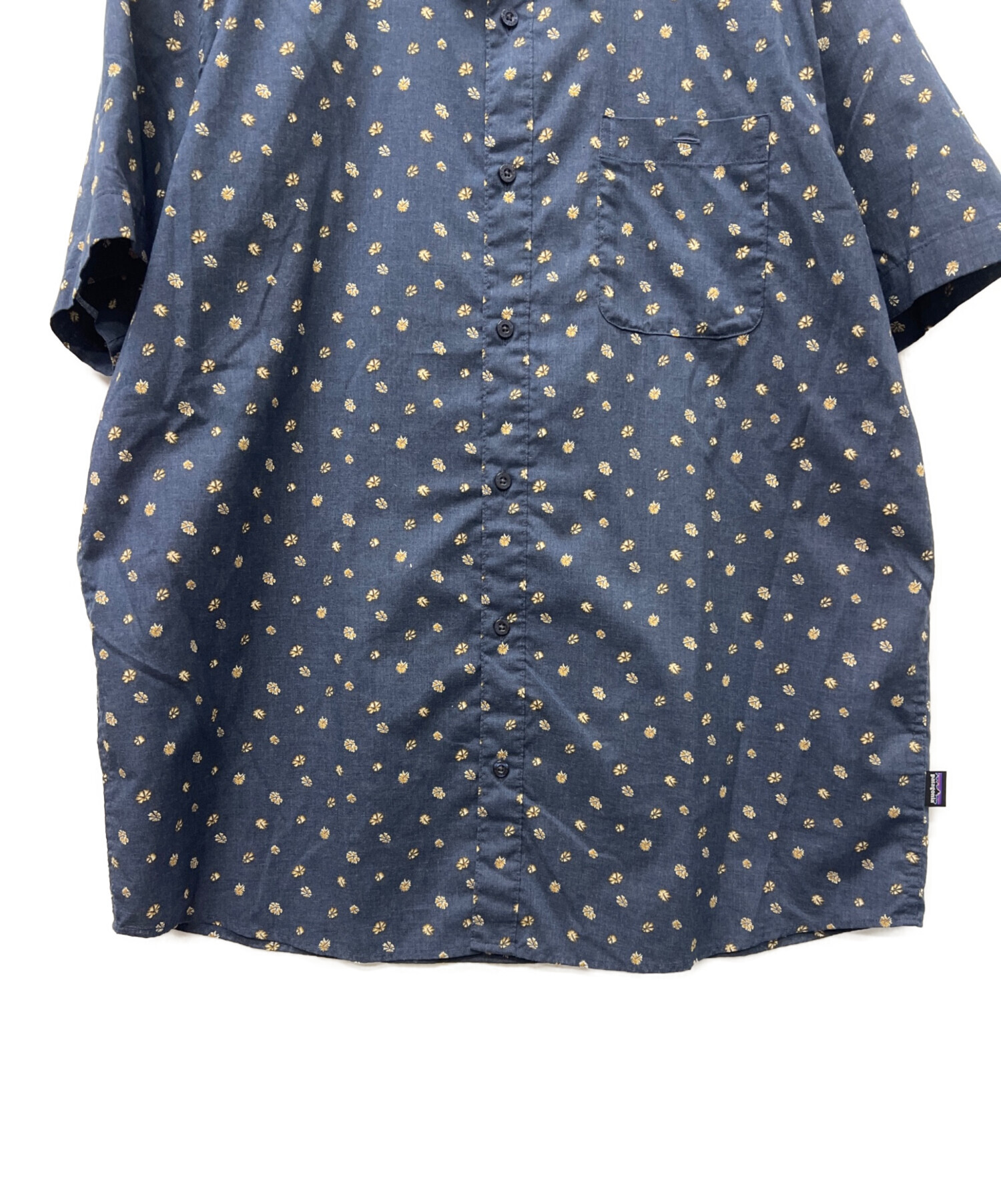 中古・古着通販】Patagonia (パタゴニア) 半袖シャツ ネイビー サイズ