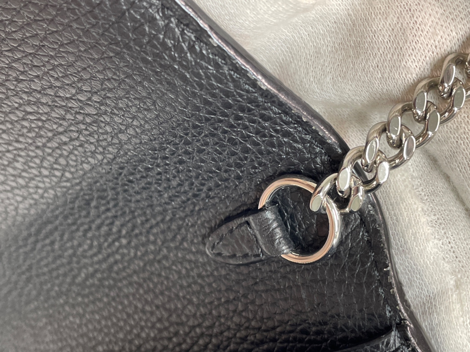 中古・古着通販】JIMMY CHOO (ジミーチュウ) チェーンショルダーバッグ