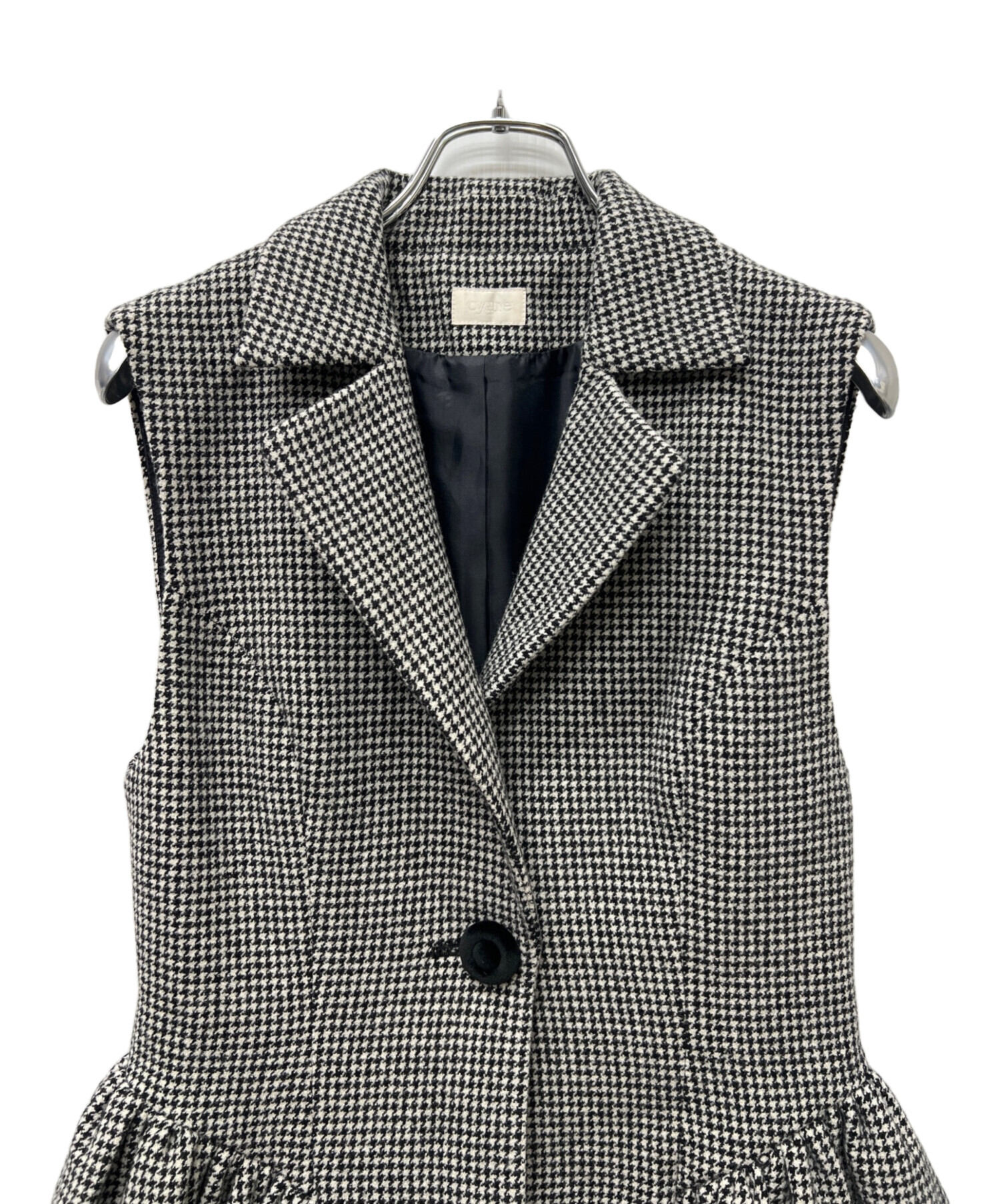 【美品】cygne シーニュ　バルーンジレ ベスト 中古・古着通販】cygne (シーニュ) バルーンジレ グレー サイズ:0