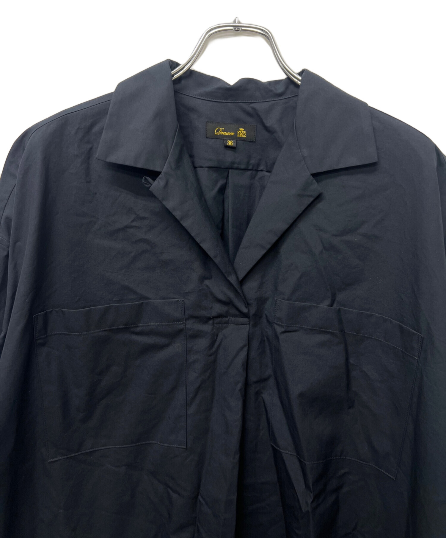 中古・古着通販】DRAWER (ドゥロワー) コットンウェザーワンピース