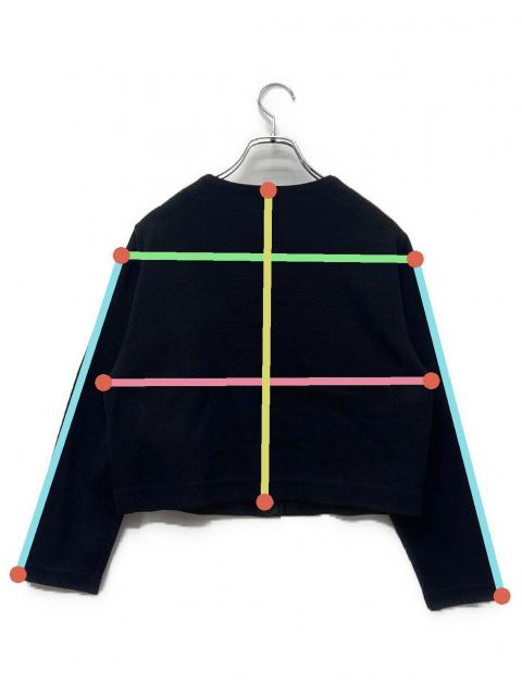 中古・古着通販】BALLSEY (ボールジィ) ノーカラージャケット ブラック