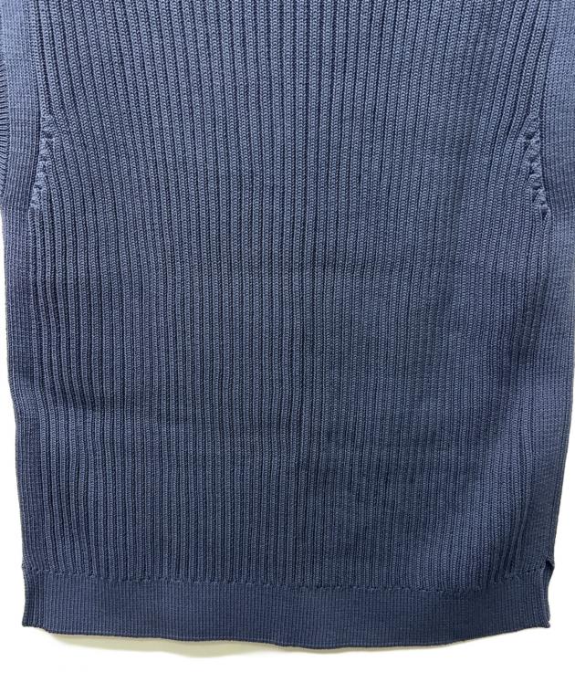 中古・古着通販】DRAWER (ドゥロワー) ニットベスト ブルー サイズ