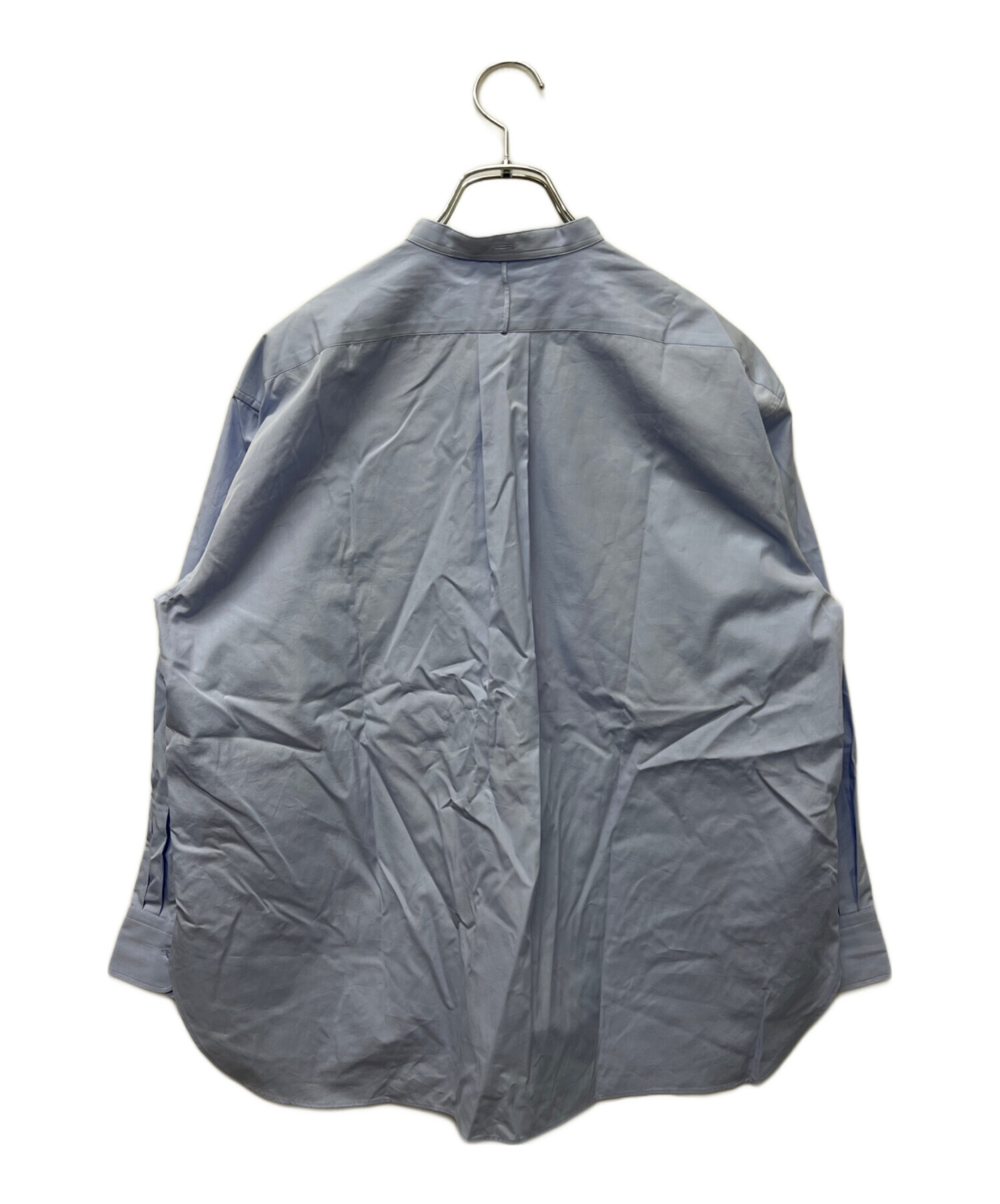 中古・古着通販】DRAWER (ドゥロワー) コットン バンドカラーシャツ