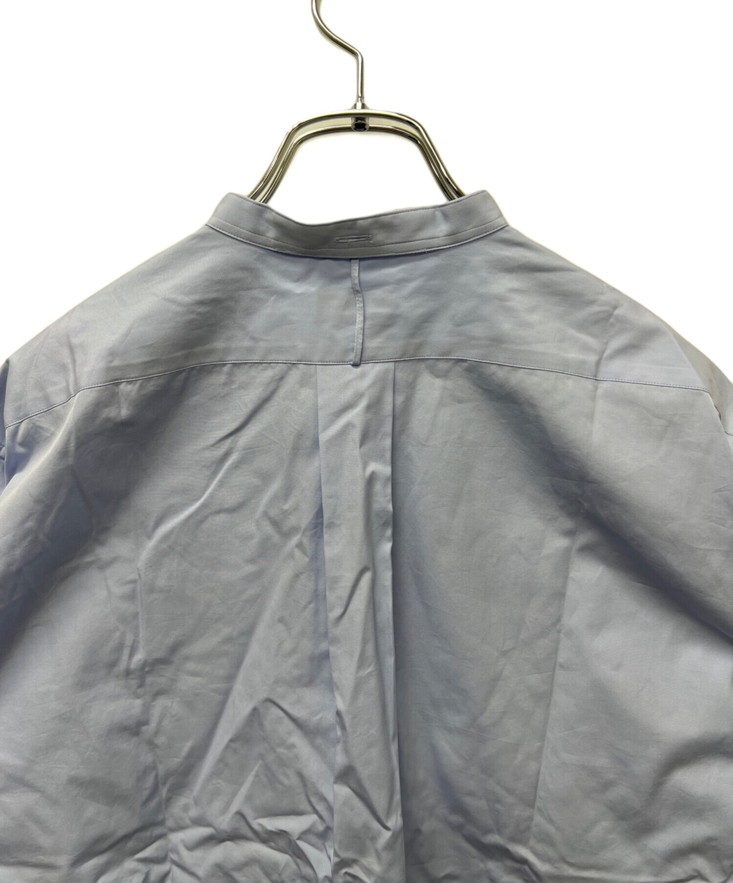 中古・古着通販】DRAWER (ドゥロワー) コットン バンドカラーシャツ