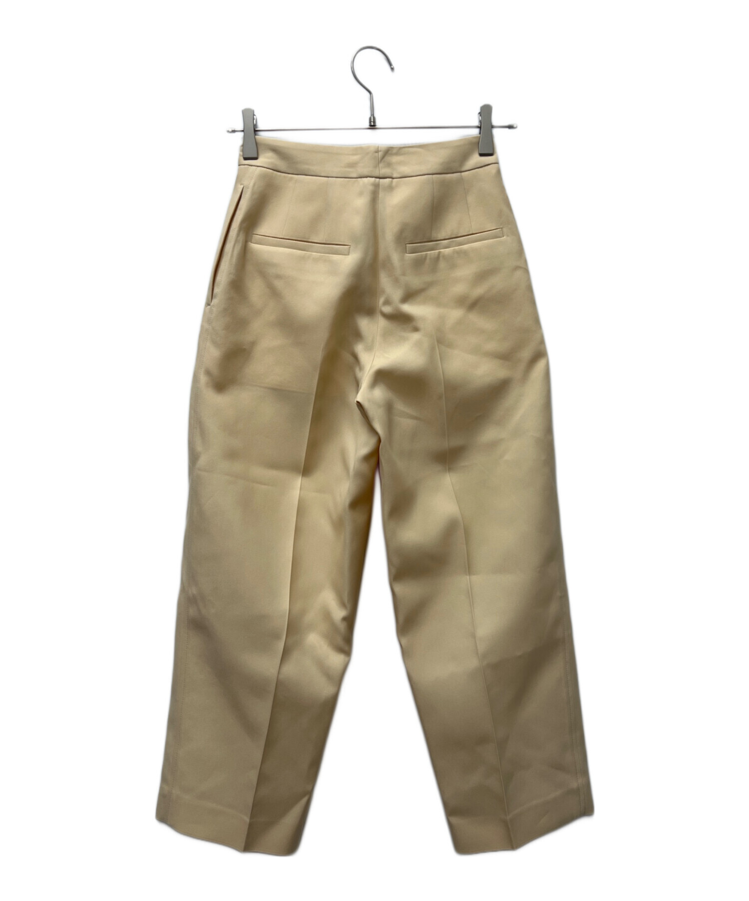 中古・古着通販】JIL SANDER (ジルサンダー) タックパンツ ベージュ