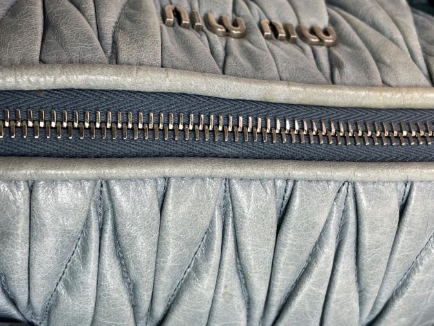 中古・古着通販】MIU MIU (ミュウミュウ) ハンドバッグ スカイブルー