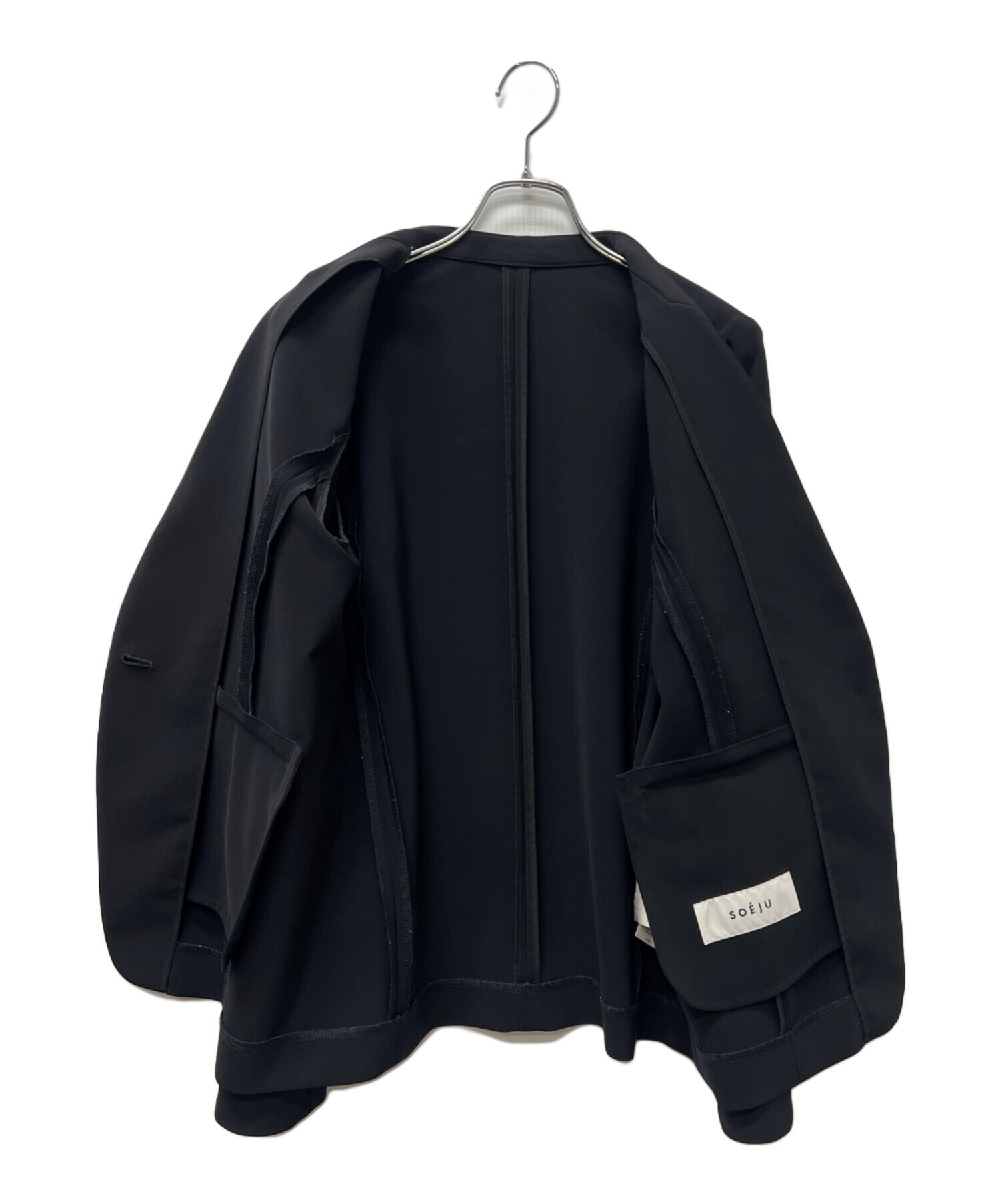 中古・古着通販】SOEJU (ソージュ) ストレッチファインノーカラー