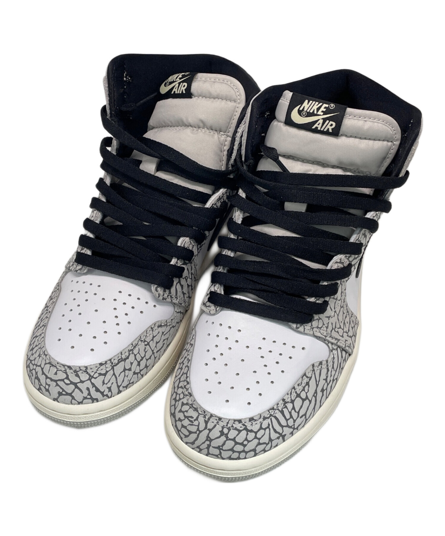 ご確認用 中古・古着通販】NIKE (ナイキ) ハイカットスニーカー グレー×ブラック