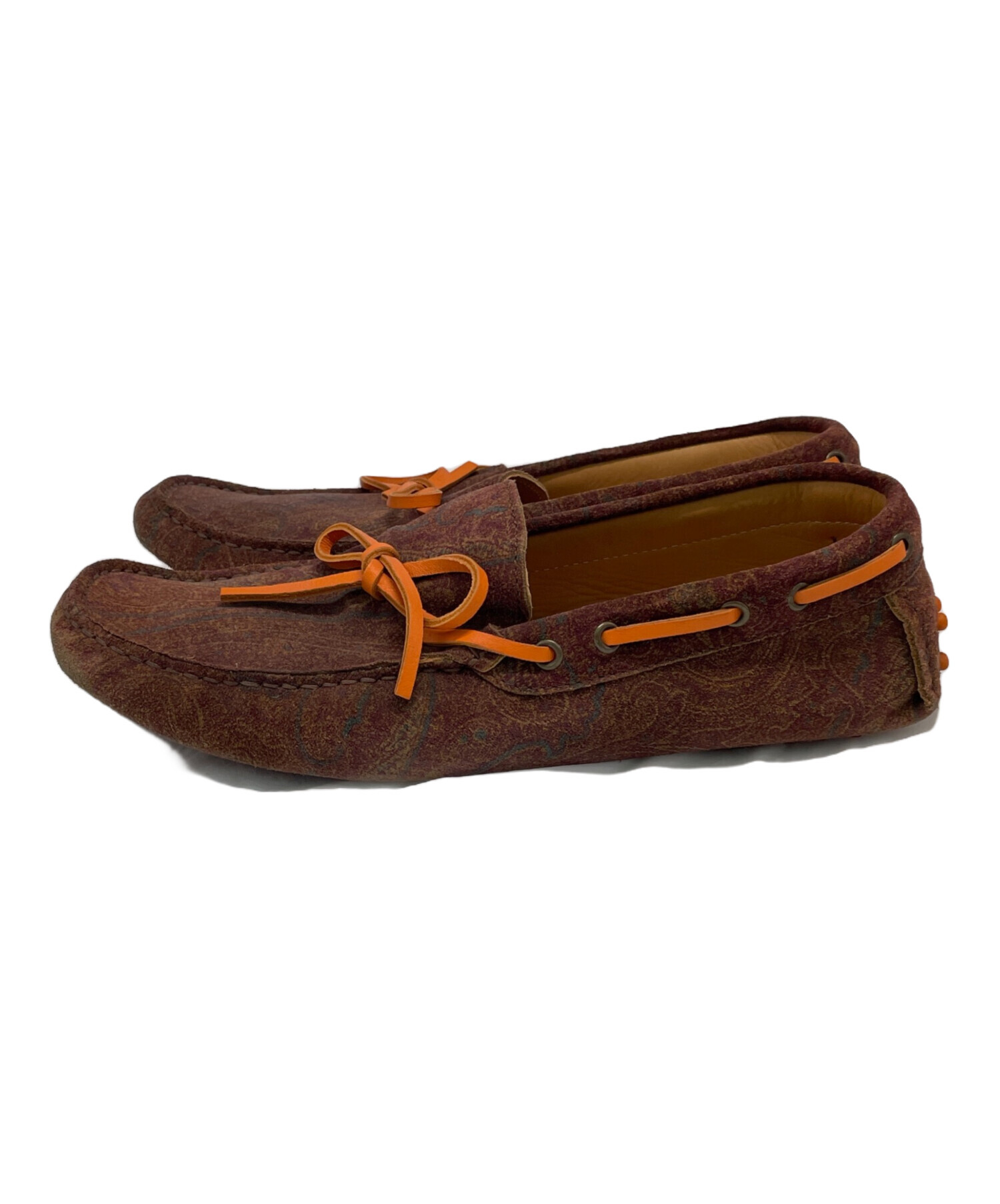 中古・古着通販】ETRO (エトロ) ドライビングシューズ ブラウン サイズ
