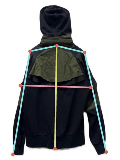中古・古着通販】NIKE (ナイキ) sacai (サカイ) NRG Full Zip Parker