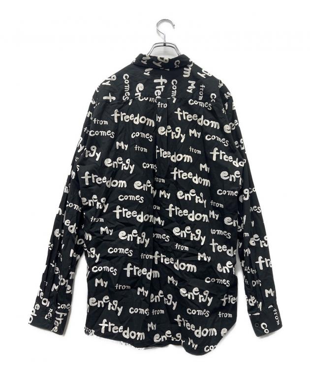 BLACK comme des garcons ツイスト 長袖シャツ ｌサイズ 中古・古着通販】BLACK COMME des GARCONS (ブラックコムデギャルソン