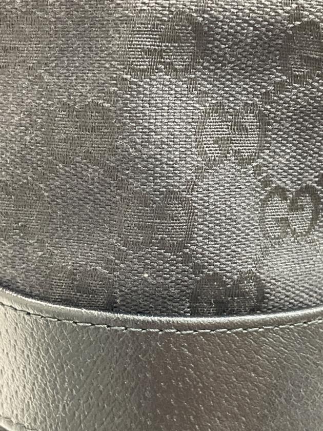 中古・古着通販】GUCCI (グッチ) GGキャンバスバケットハット ブラック