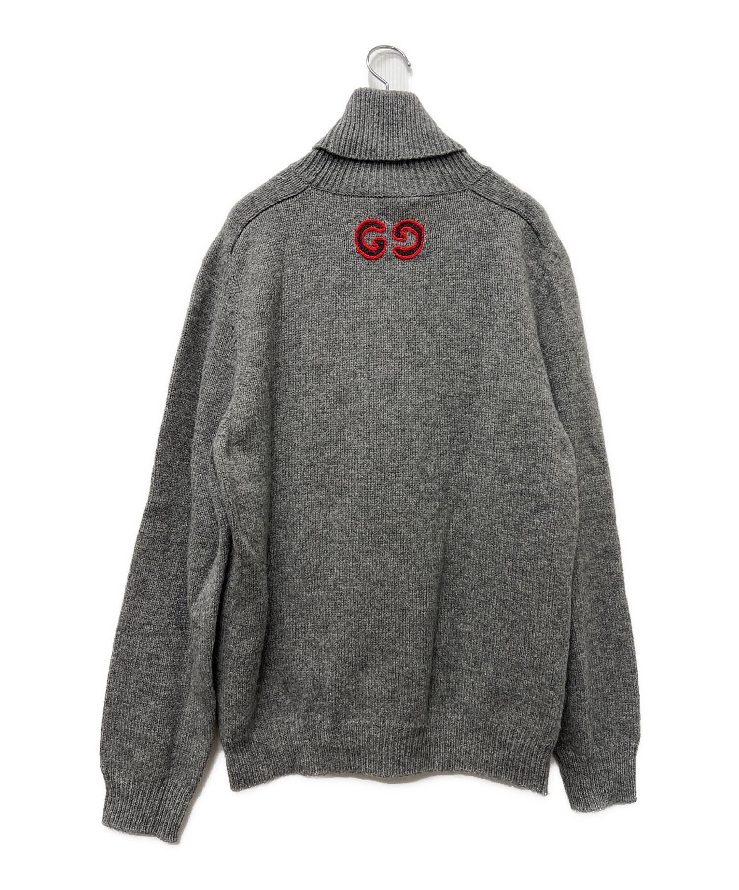 中古・古着通販】GUCCI (グッチ) タートルネックニット グレー サイズ