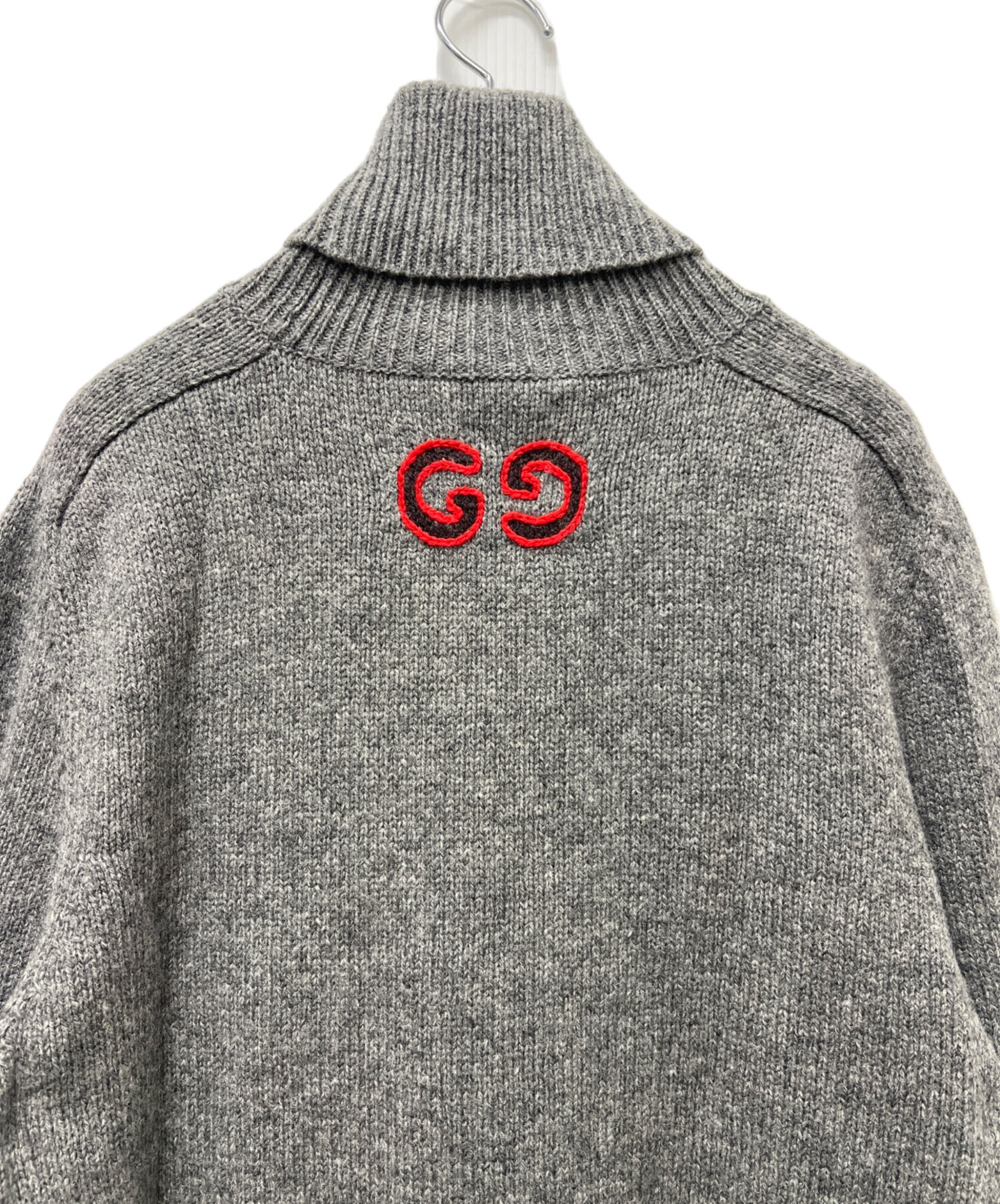 中古・古着通販】GUCCI (グッチ) タートルネックニット グレー サイズ
