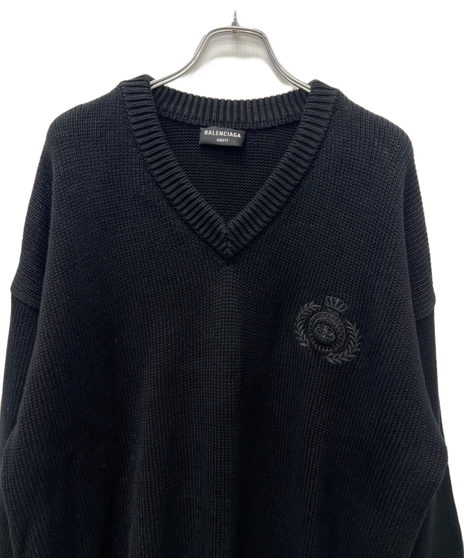 中古・古着通販】BALENCIAGA (バレンシアガ) Braided Knit V-Neck