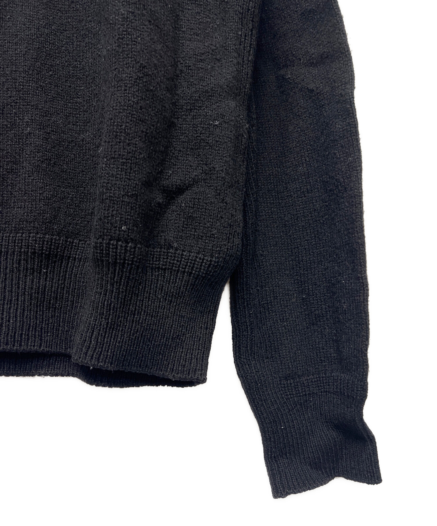 中古・古着通販】Dior (ディオール) PETER DOIG 刺繍ニット ブラック