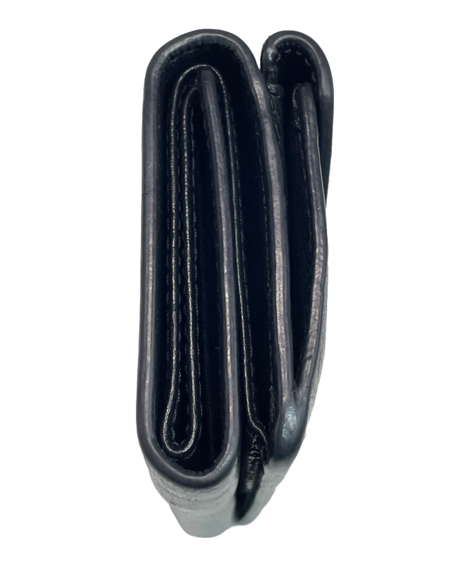 中古・古着通販】BALENCIAGA (バレンシアガ) 3つ折り財布 ブラック