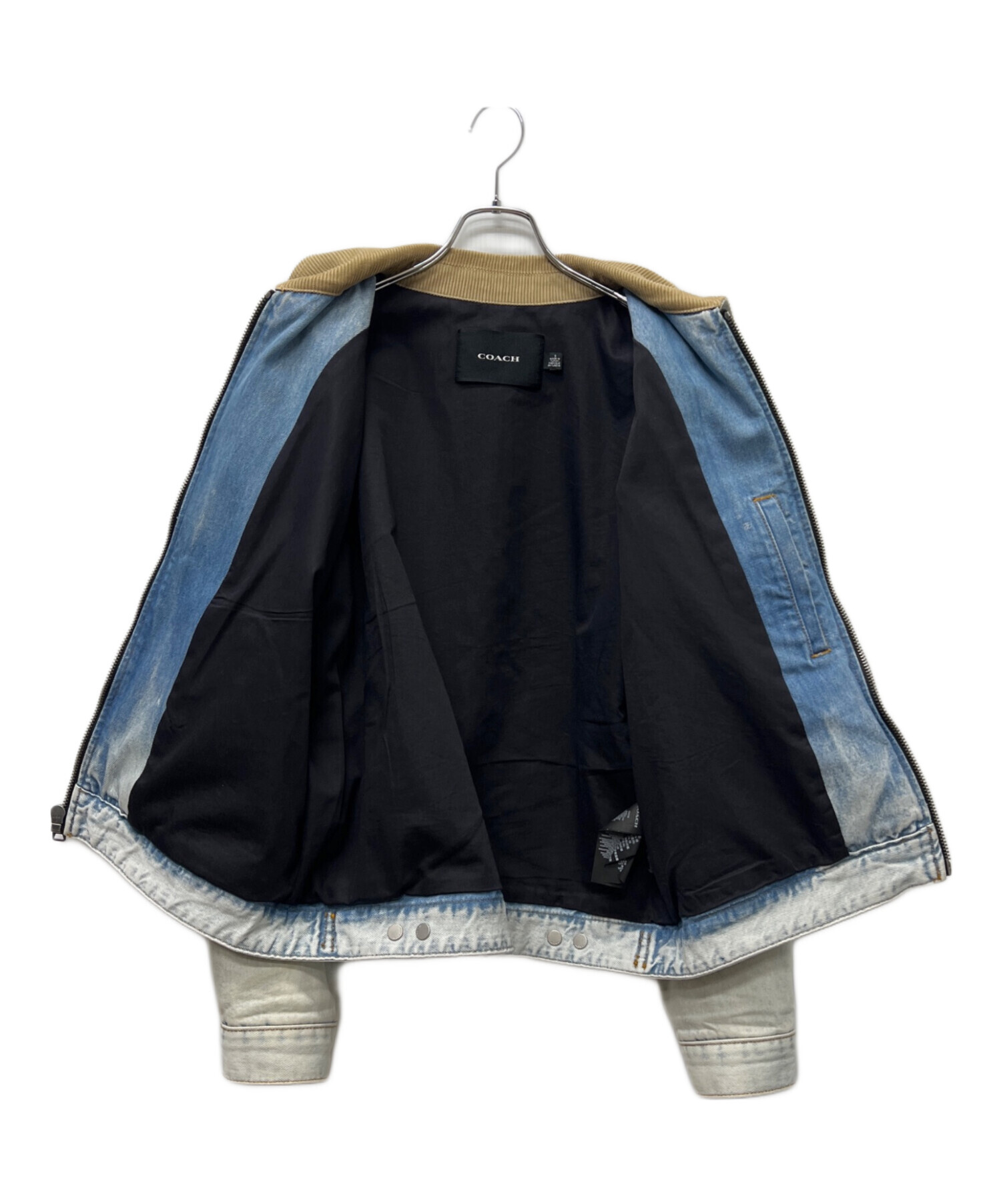 中古・古着通販】COACH (コーチ) デニムジャケット ブルー サイズ:S