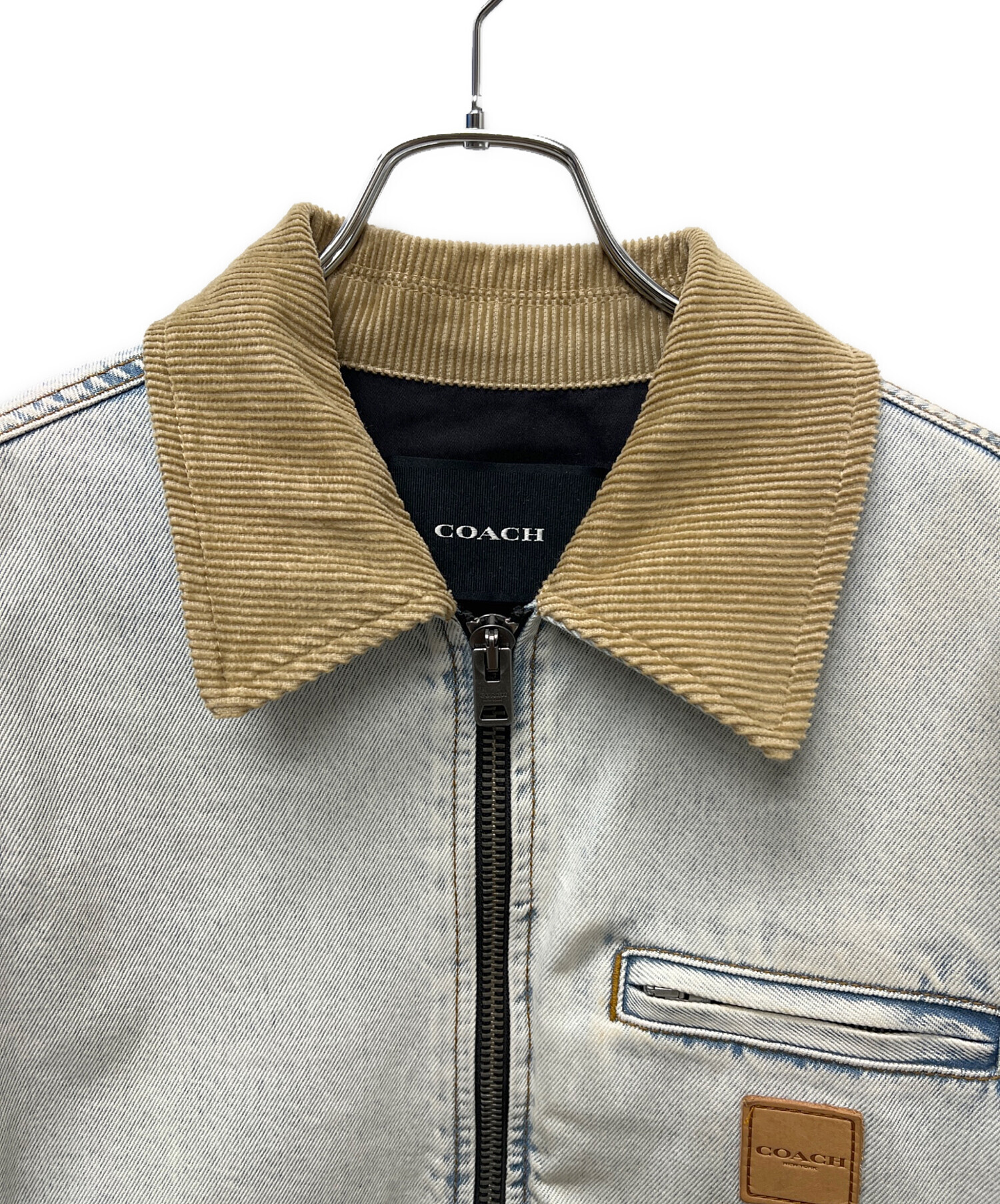 中古・古着通販】COACH (コーチ) デニムジャケット ブルー サイズ:S