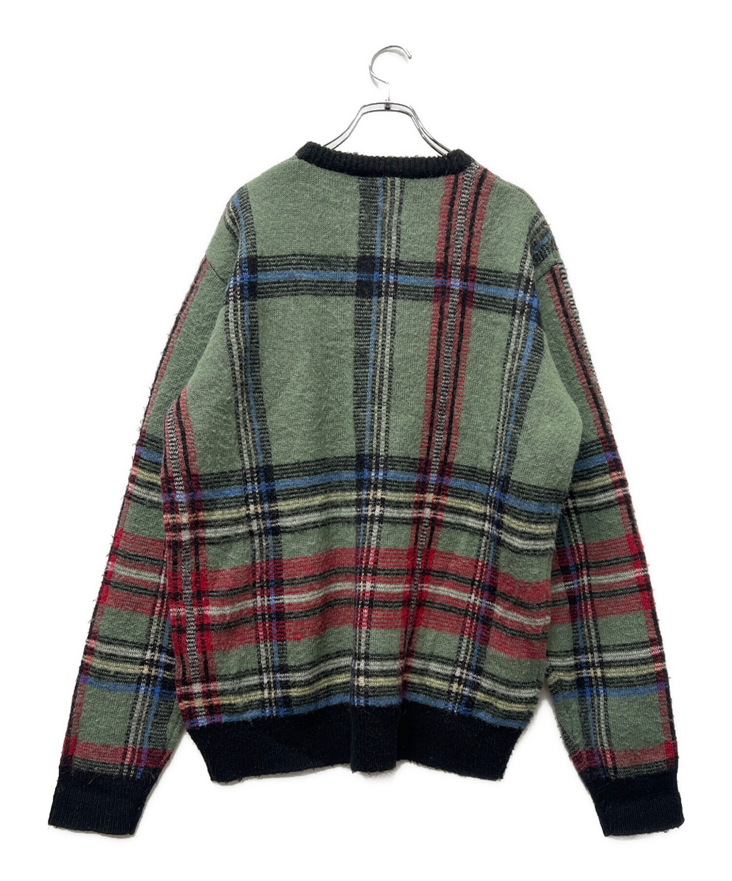 STUSSY ステューシー ニット・セーター L その他（柄物・カラフル） 【古着】【中古】【送料無料】 中古・古着通販】stussy (ステューシー) モヘア混チェックニット