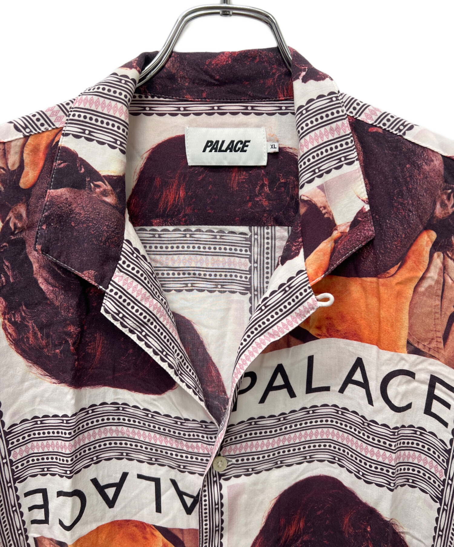 中古・古着通販】PALACE (パレス) 半袖シャツ ホワイト サイズ:XL