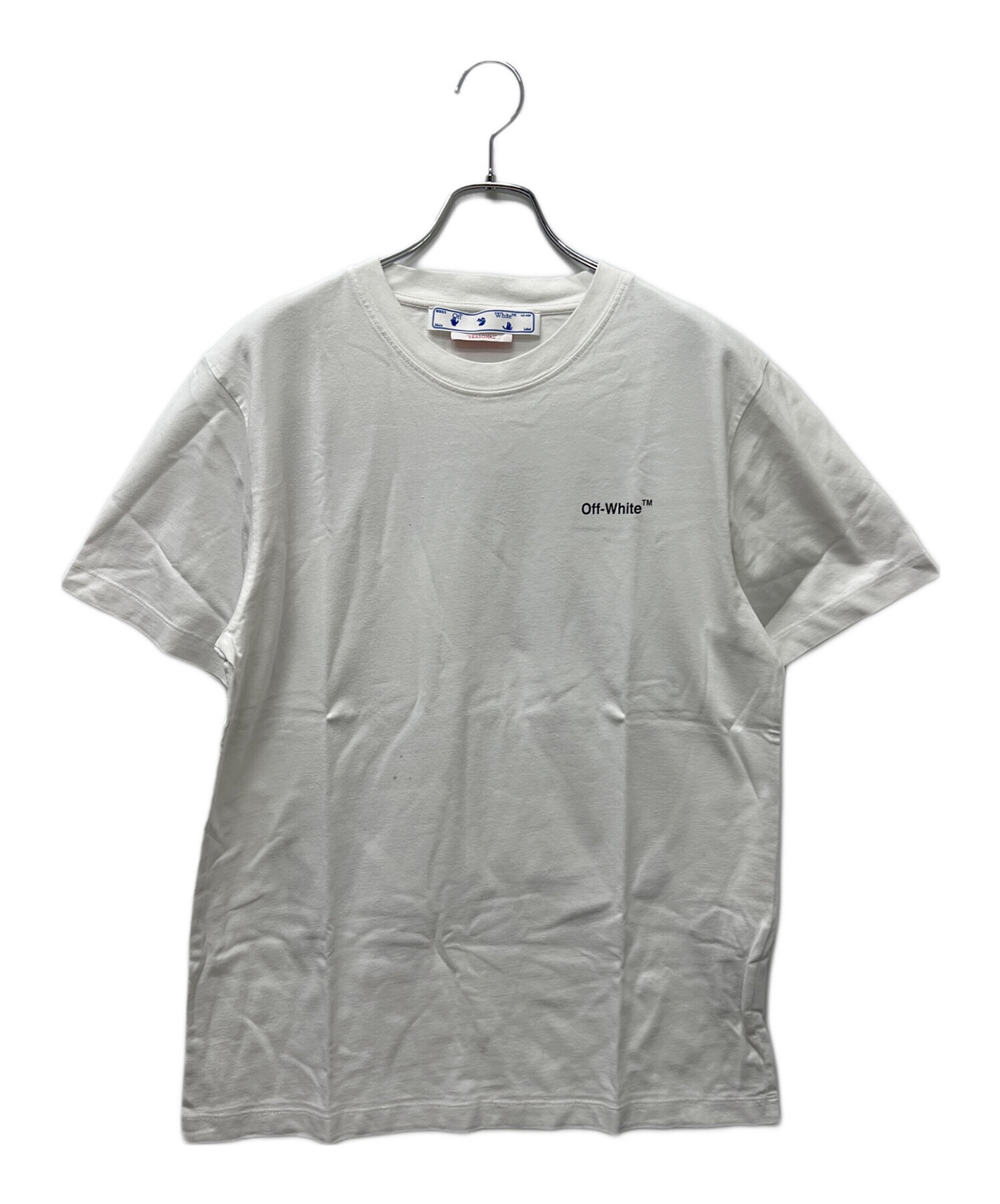 中古・古着通販】OFFWHITE (オフホワイト) Tシャツ ホワイト サイズ:M