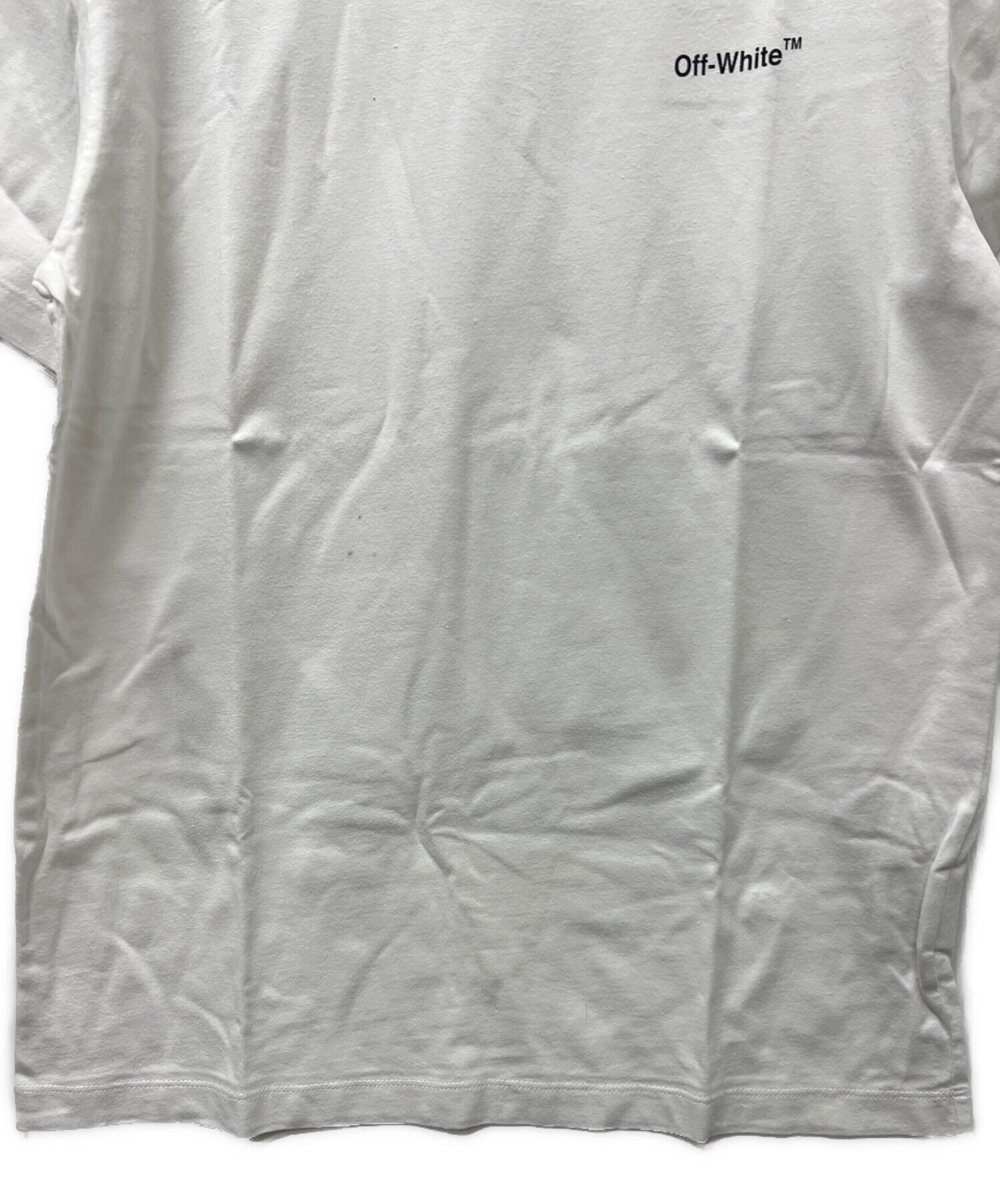 中古・古着通販】OFFWHITE (オフホワイト) Tシャツ ホワイト サイズ:M