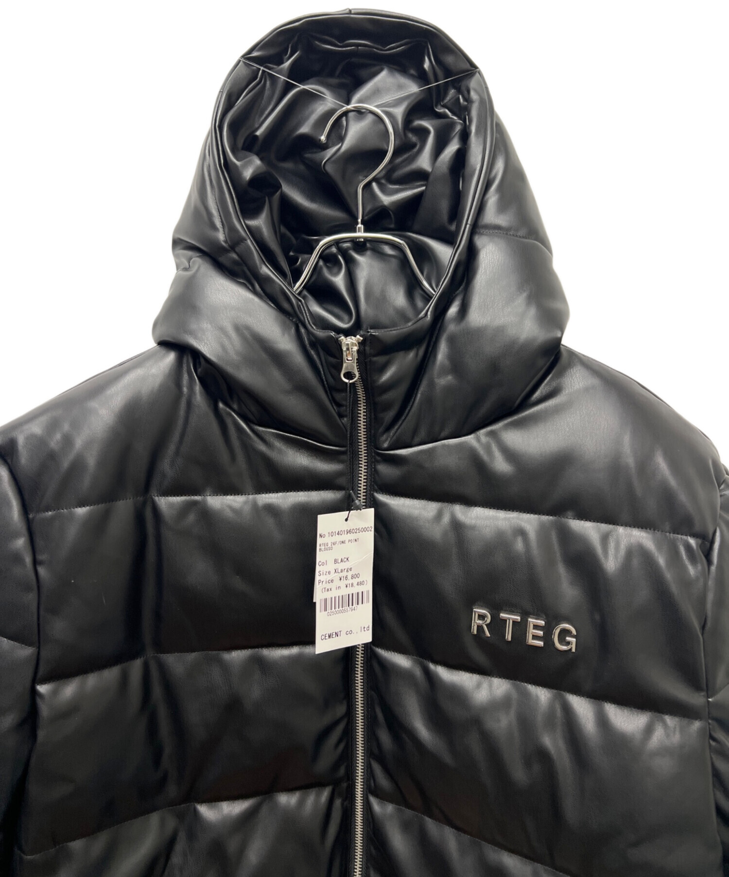 中古・古着通販】RTEG (アダムスジャグラー) 中綿ジャケット ブラック 