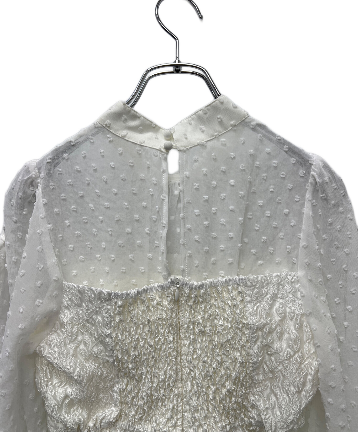 中古・古着通販】Snidel (スナイデル) ジャガードペプラムベア 