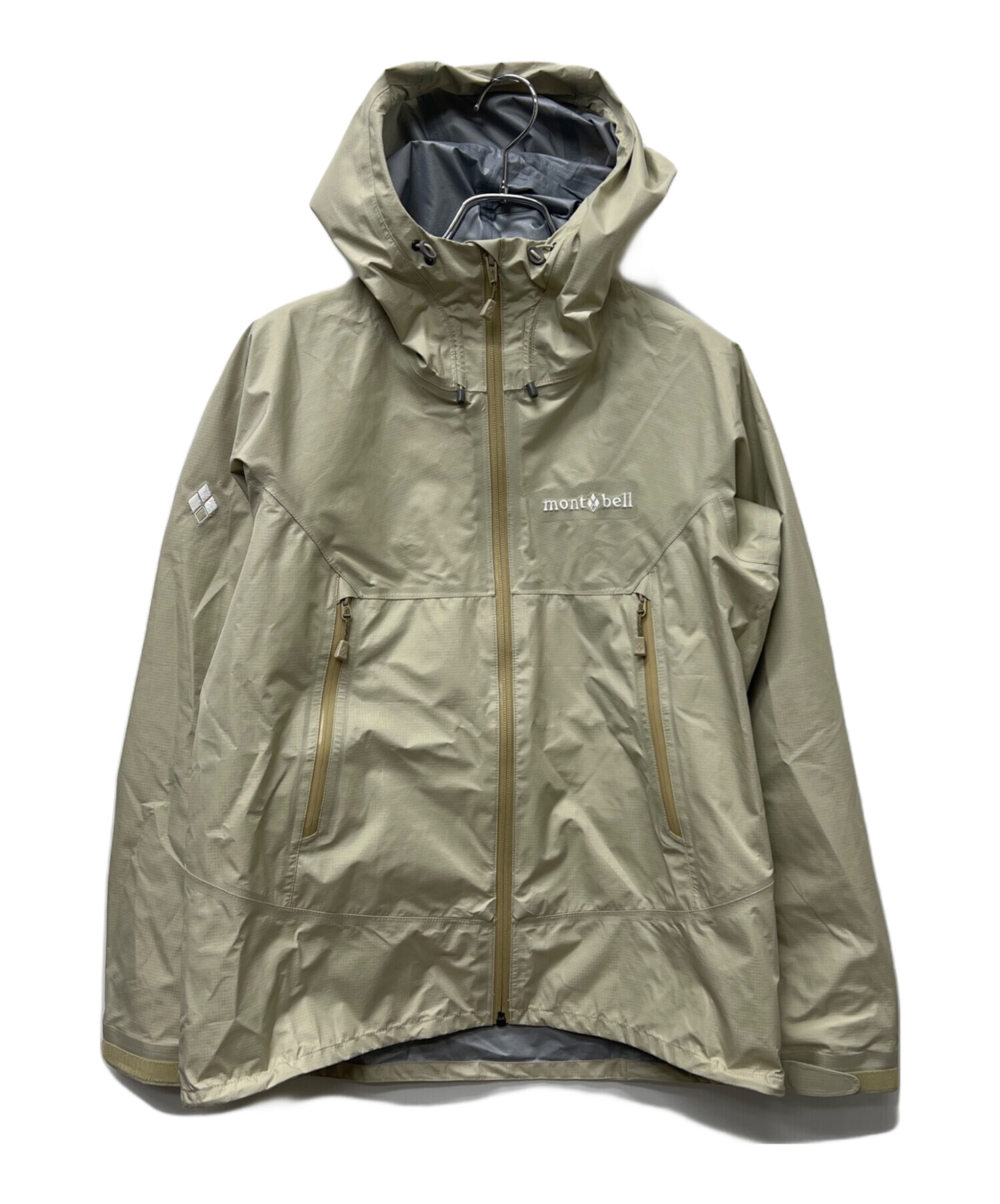 【極美品】 モンベル レイントレッカー ジャケット ベージュ　希少　XL 中古・古着通販】mont-bell (モンベル) レイントレッカー ジャケット