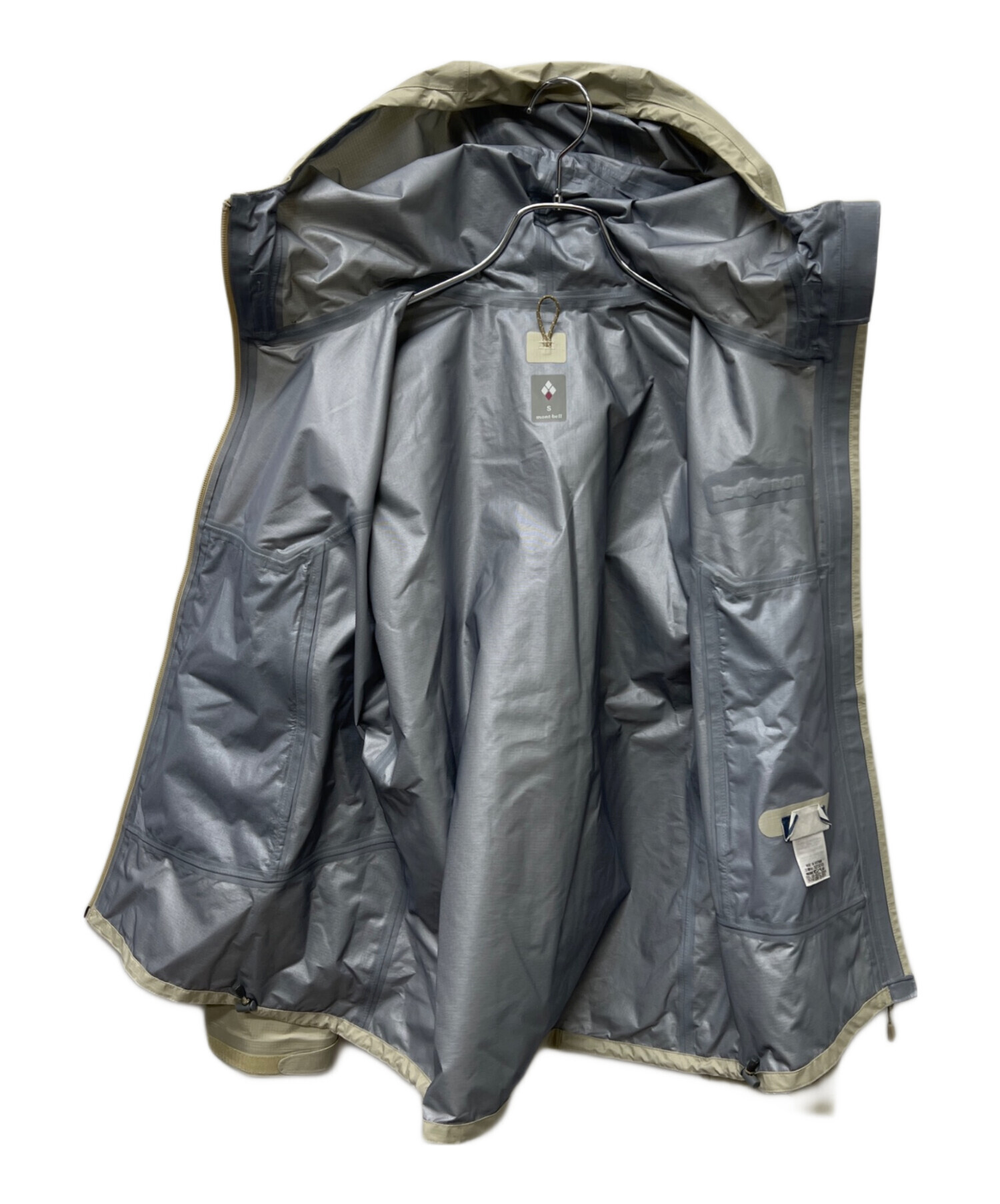 XL!!美品 モンベル レイントレッカー ジャケット ベージュ　希少カラー 中古・古着通販】mont-bell (モンベル) レイントレッカー ジャケット