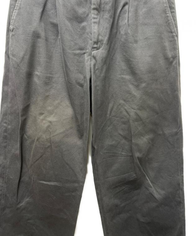 中古・古着通販】Graphpaper (グラフペーパー) タックチノパンツ